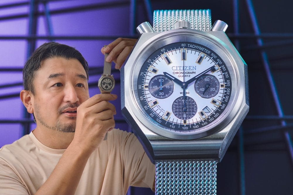 70年代のレトロフューチャーなスタイルがよりいっそうブラッシュアップされたシチズン「ビームス別注TSUNO CHRONO Custom」