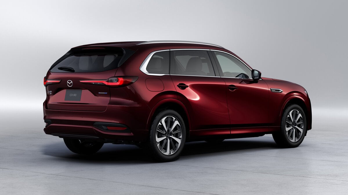 マツダの自信作がついに」新たなフラッグシップSUV“CX-80”が登場、後輪