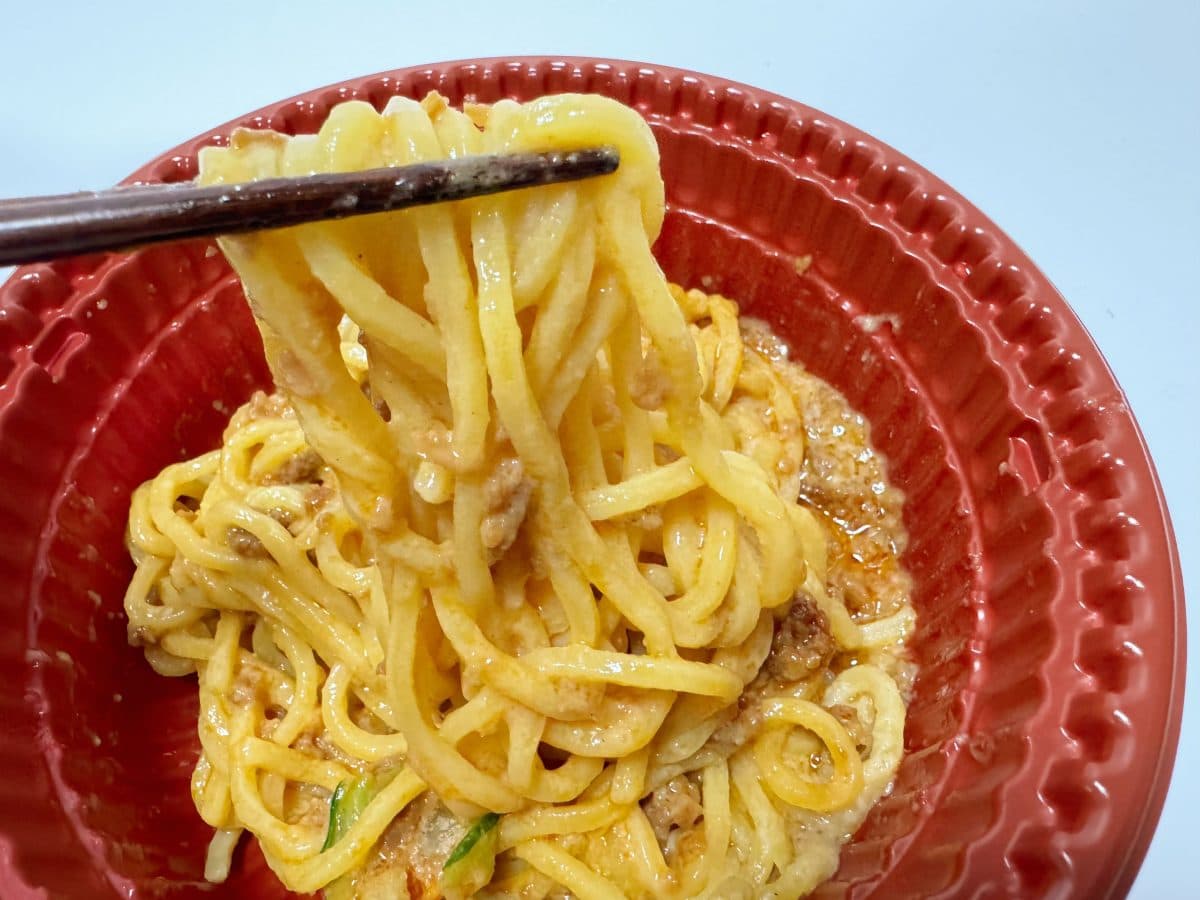 麺も、汁なしの方がこころなしかもっちり感を強く感じました