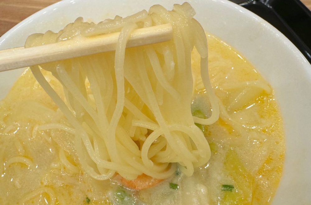 台湾風豆乳野菜麺