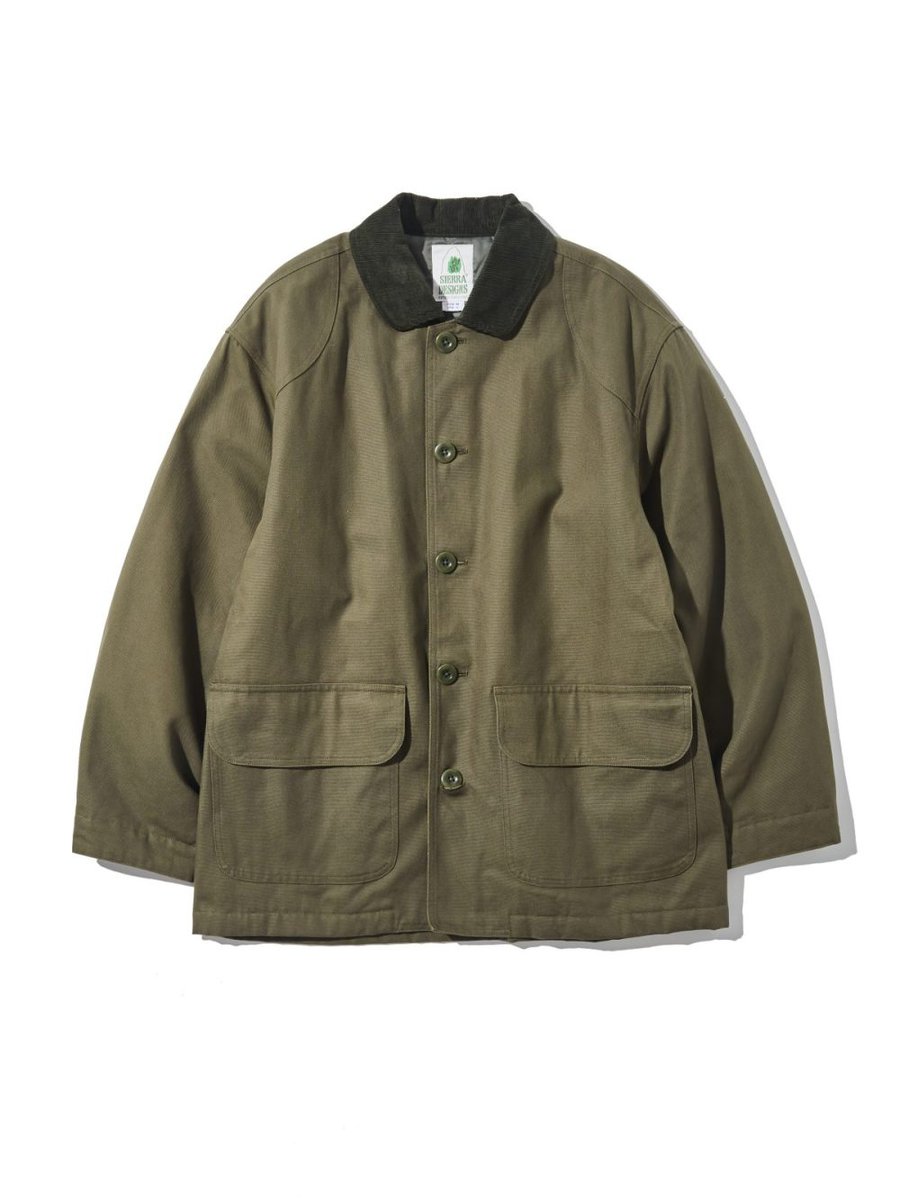 シエラデザインズ「コットン カバーオール」￥33,000／Olive