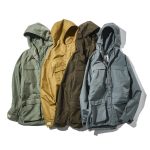 シエラデザインズ「オリジナル マウンテンパーカー」各￥79,200／5色展開（復刻色：Purple/Gray　新色：Tan/Tan、Gray/Gray、OliveDrab/OliveDrab、Sage/Sage）