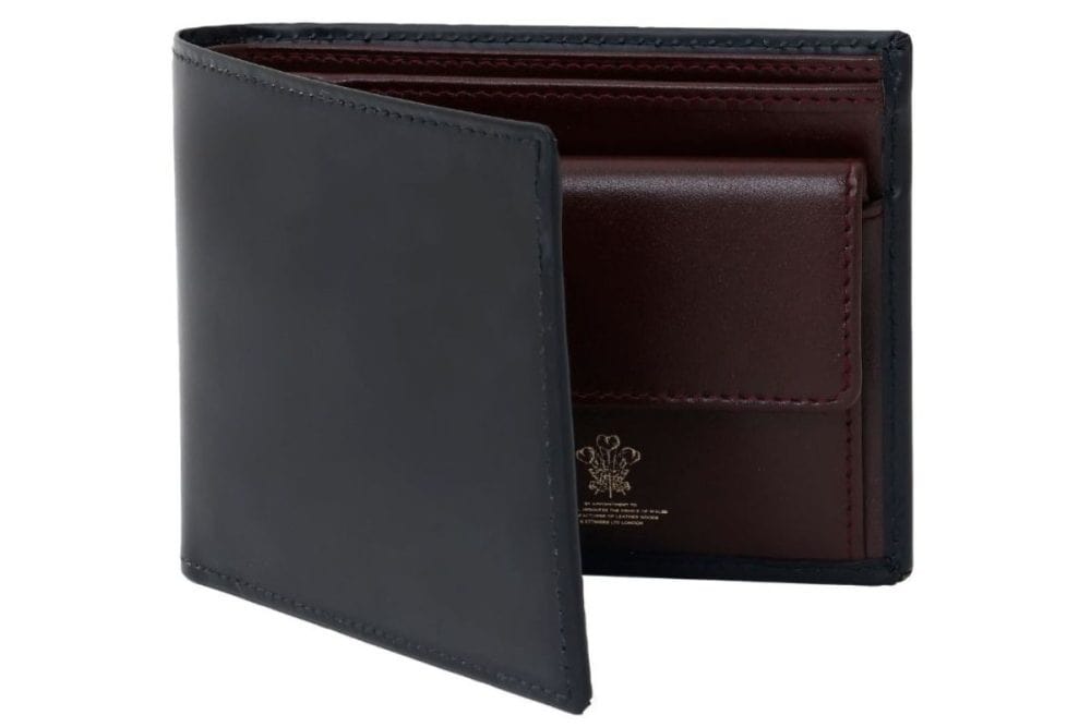 エッティンガー「定番カラー BH141C Billfold 3 c/c & Coin Pocket with curve pocket」￥58,300