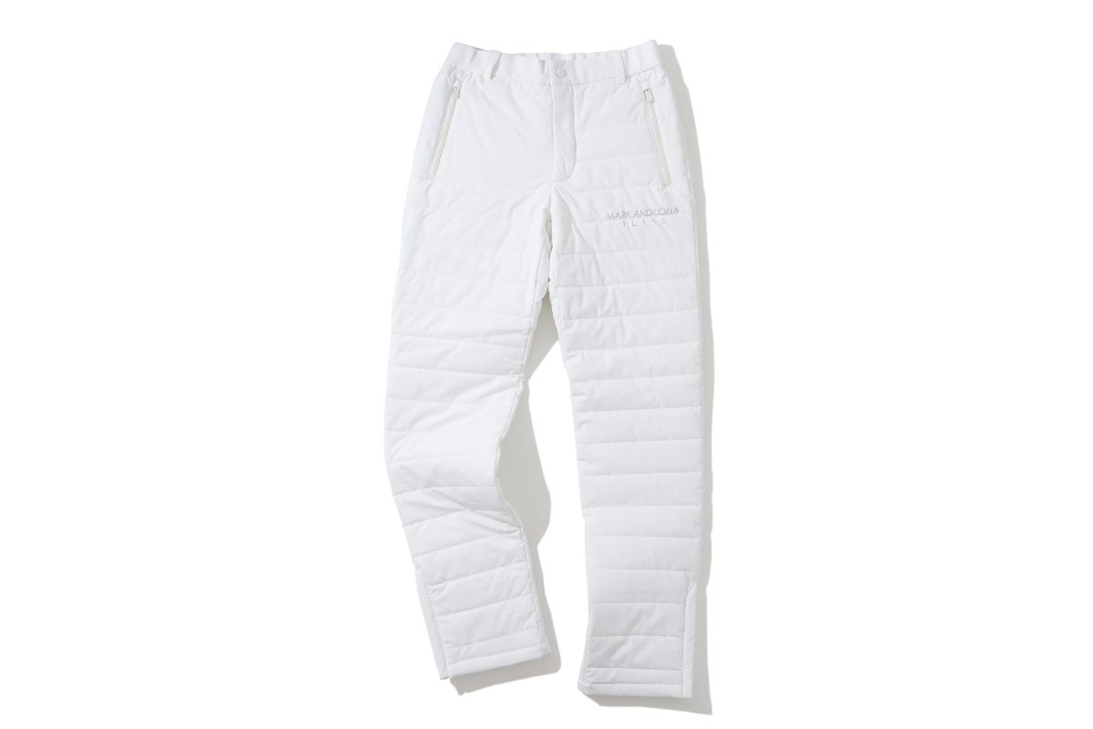 マーク＆ロナ「Core Insulate Trousers」￥53,900／ホワイト