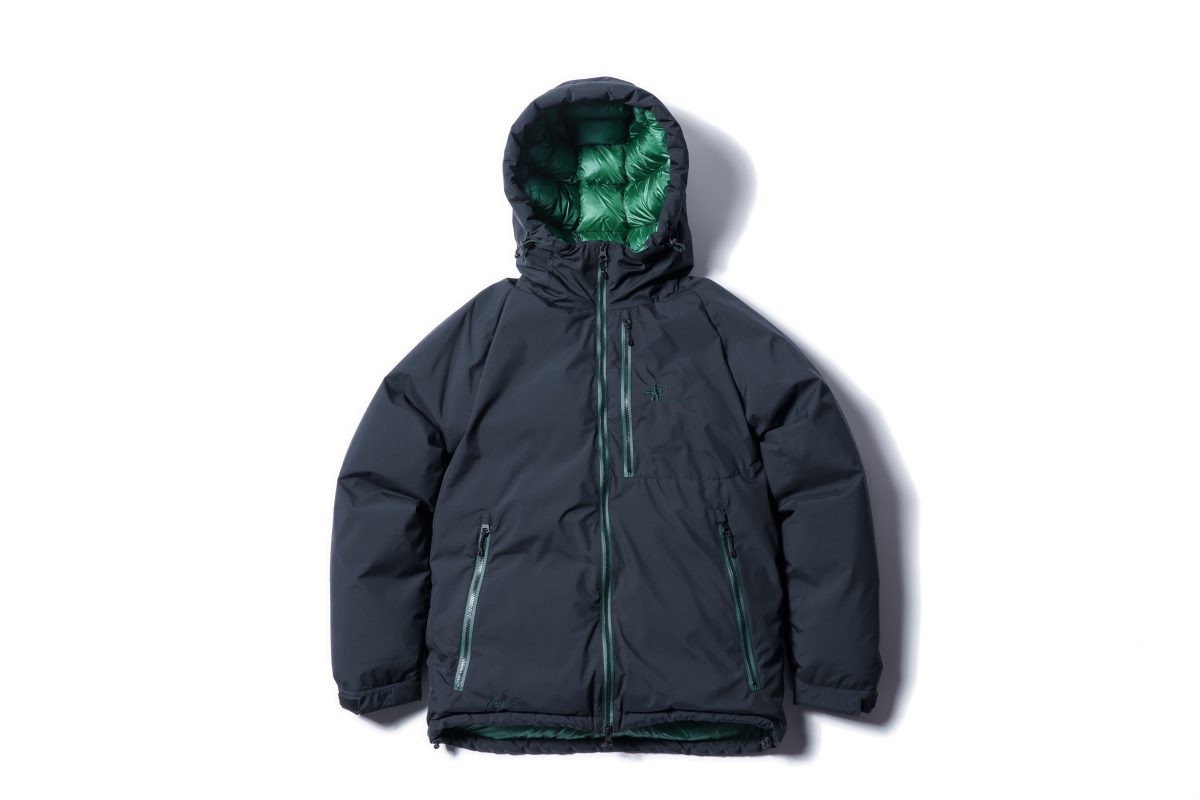 フォックスファイア×ナンガ「GORE-TEX WS フィッシングダウンジャケット」￥74,800／ハンターグリーン