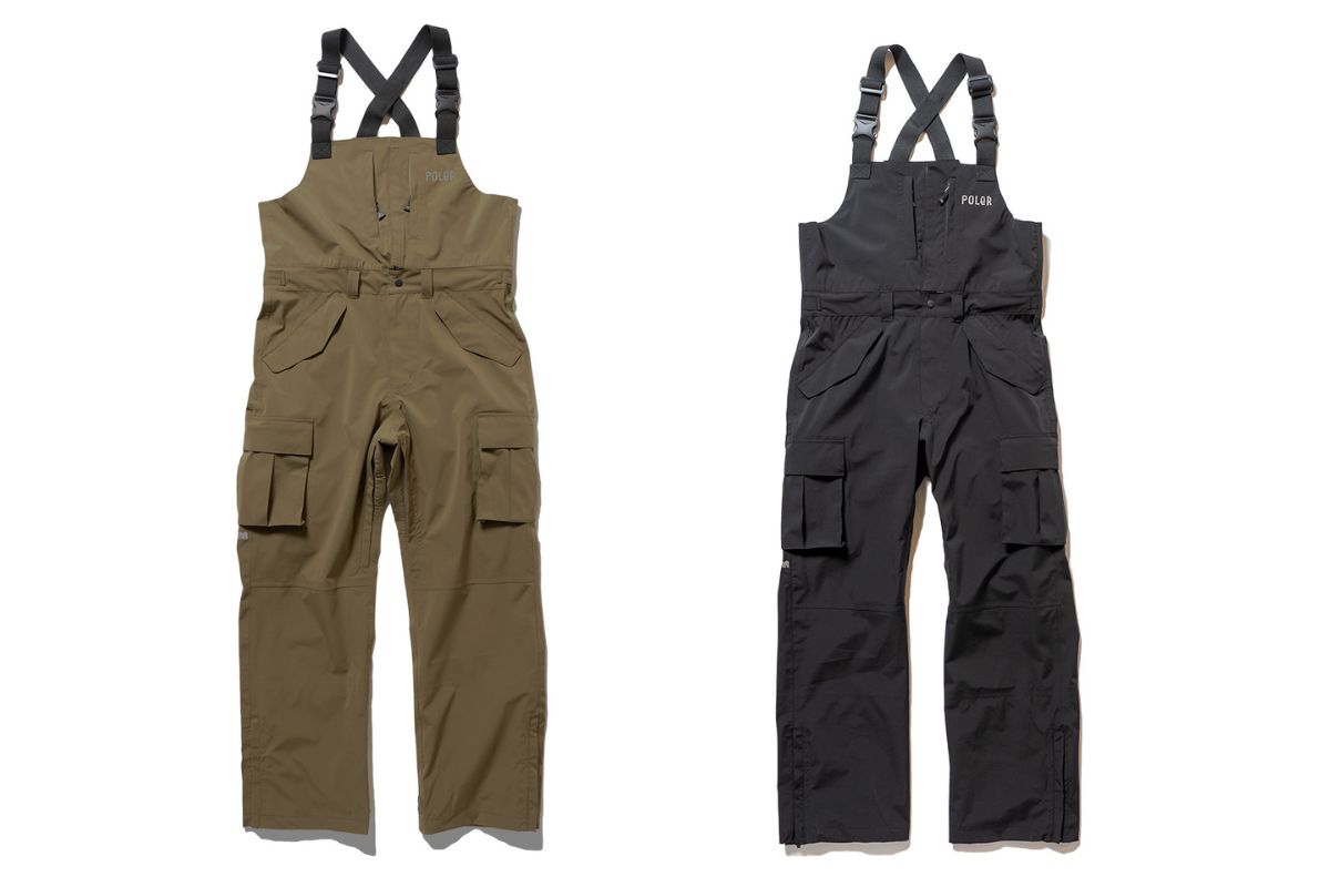 AFD×POLER「3.0L STORM PROOF CARGO BIB PANTS」各￥44,000