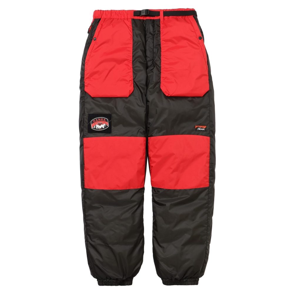 ナンガ「30TH ANNIVERSARY AURORA TEX COMBI DOWN PANTS」￥55,000