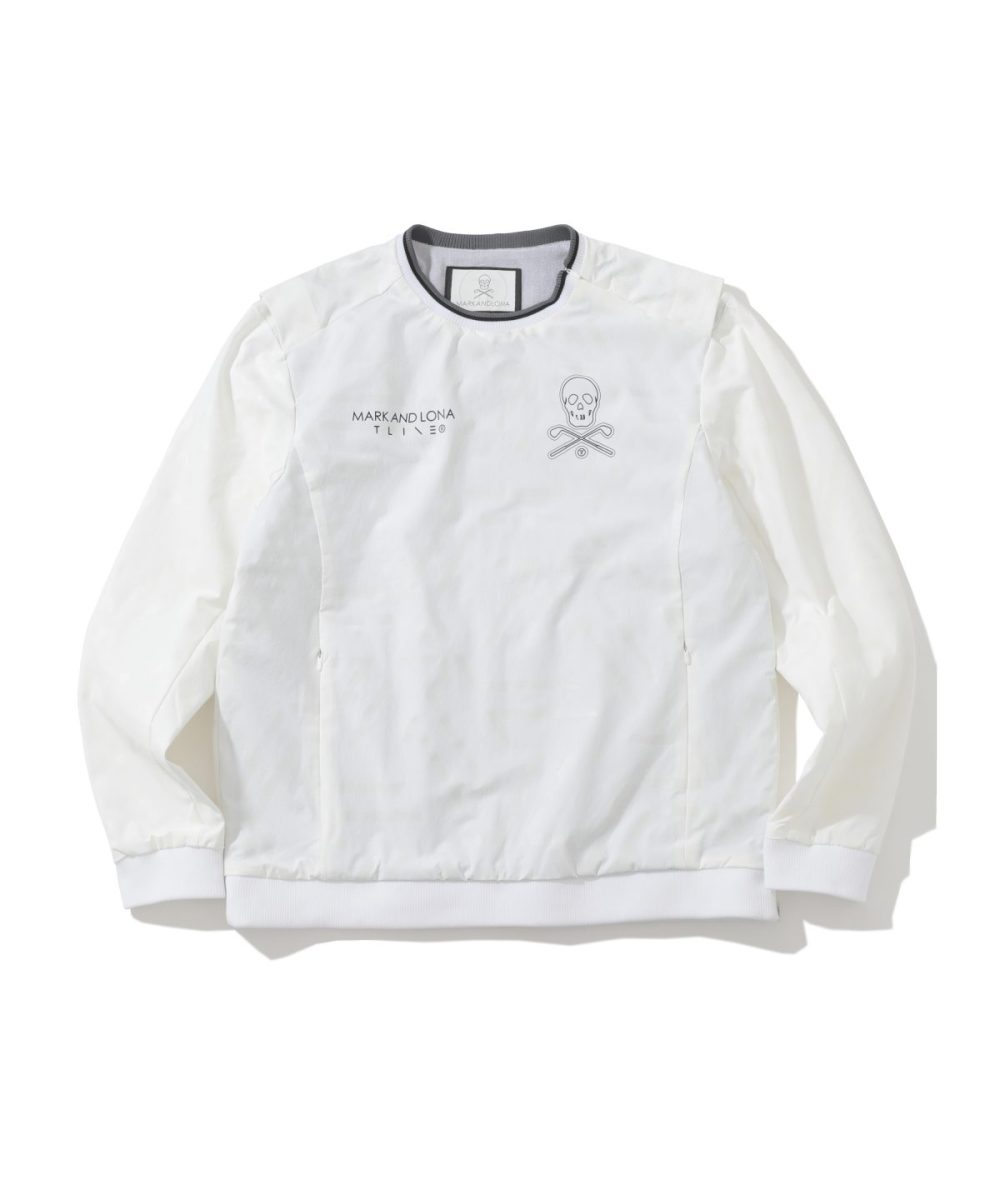 マーク＆ロナ「Element Guard Pullover」￥49,500／ホワイト