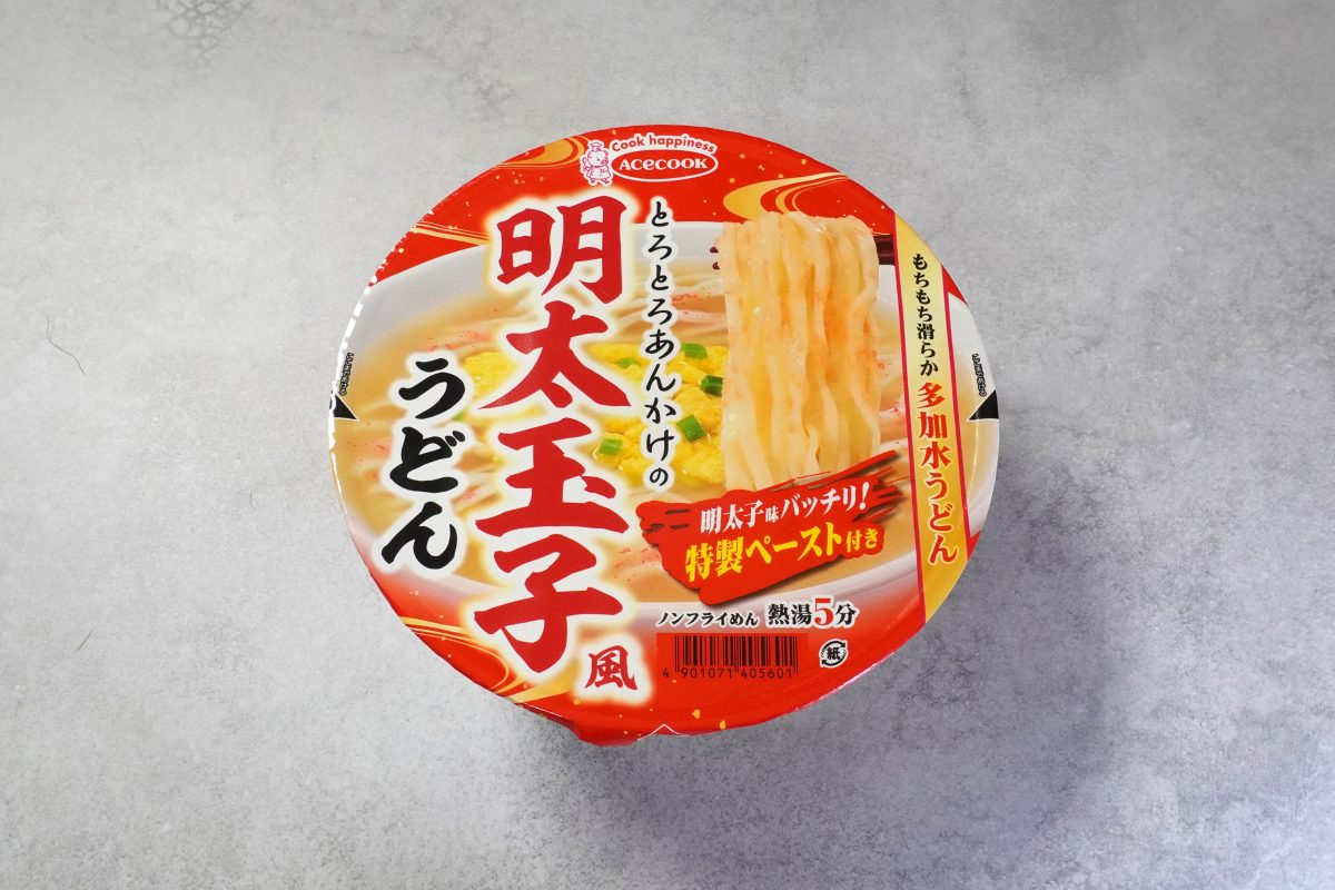 エースコック「とろとろあんかけの明太玉子風うどん」