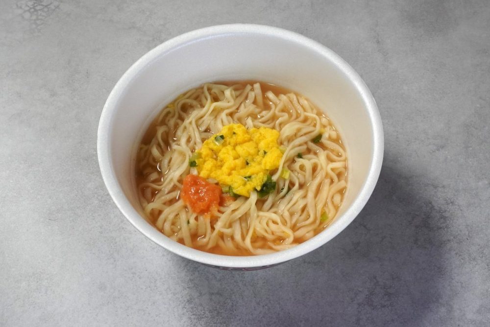 エースコック「とろとろあんかけの明太玉子風うどん」