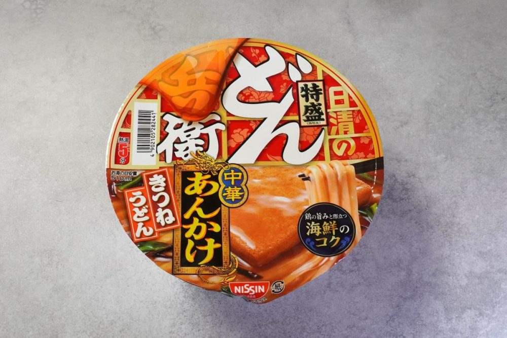 日清食品「日清のどん兵衛 特盛 中華あんかけきつねうどん」