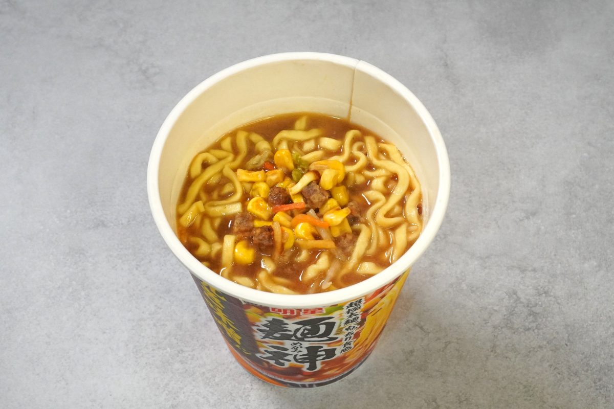 明星食品「明星 麺神カップ 焼き味噌ラーメン」