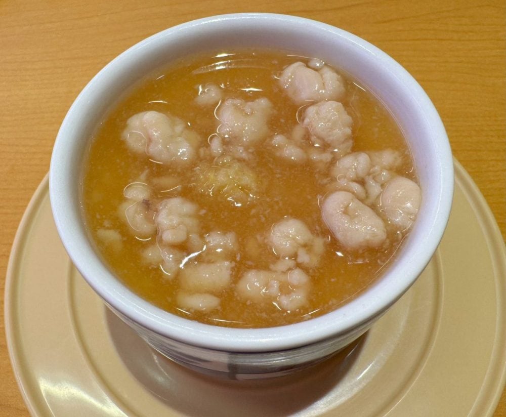 「白子のあんかけ茶碗蒸し」