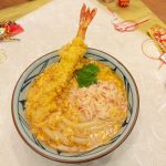 大海老天と本ずわい蟹の玉子あんかけうどん