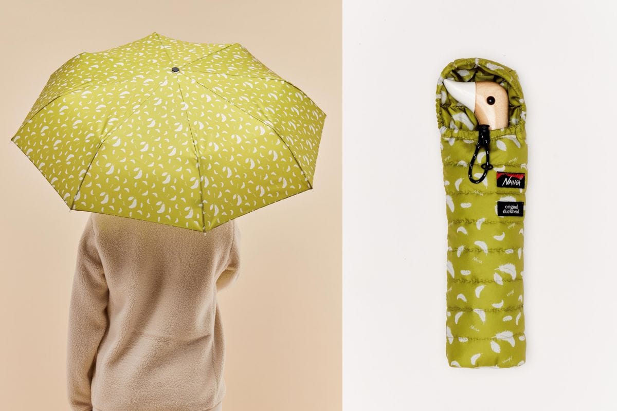 オリジナルダックヘッド「NANGA × Sleep-Friendly Compact Duck Umbrella」￥10,450