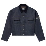 A.P.C. × バブアー「スペイ デニムジャケット」￥71,500／インディゴ