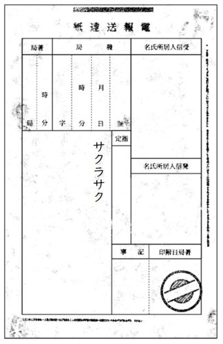 電報イメージ