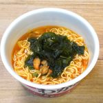 エースコック「わかめラーメン×プチッと鍋 キムチ鍋味」