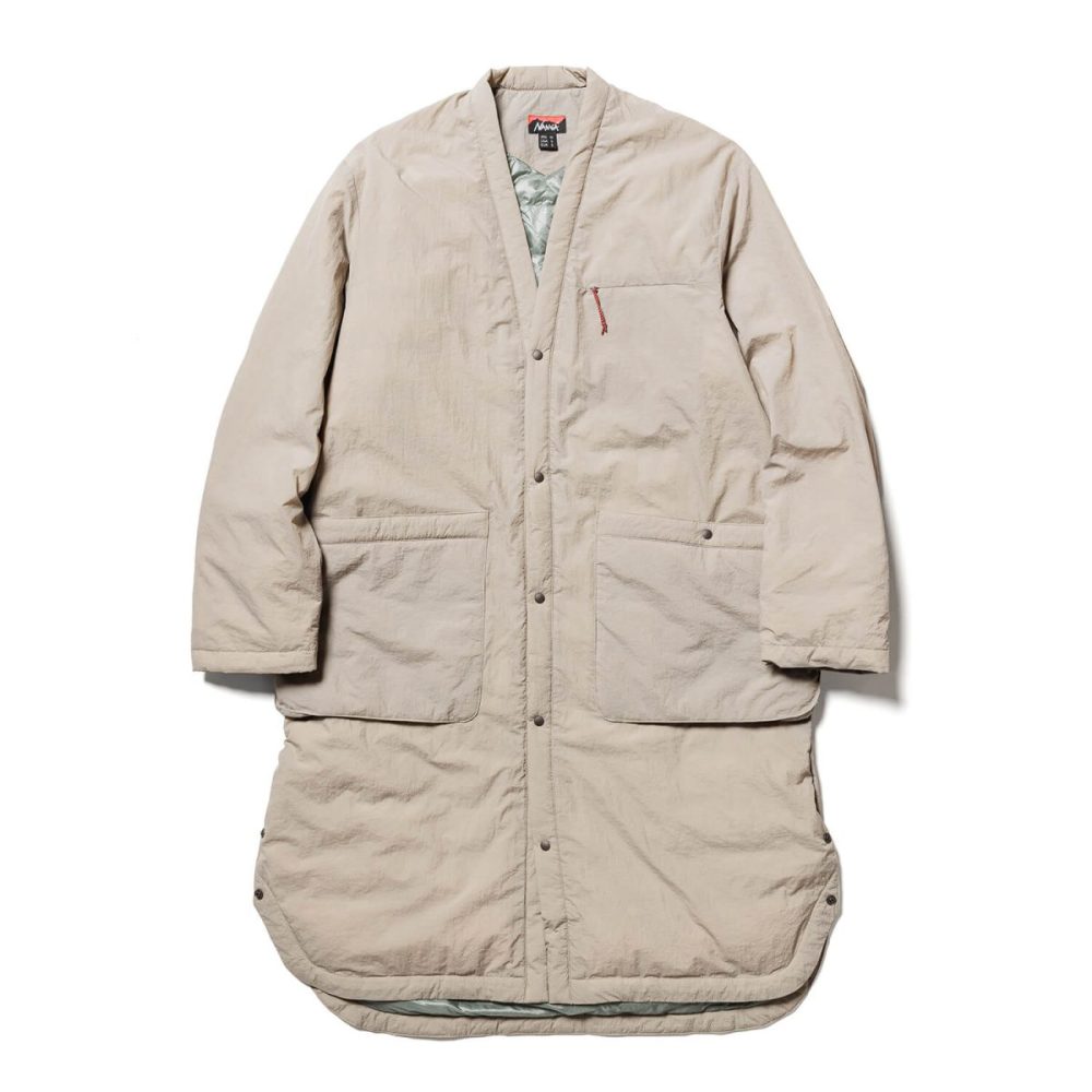 NANGA（ナンガ）　NO COLLAR SOFT DOWN COAT /（ユニセックス）