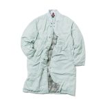 ナンガ「RIB COLLAR SOFT DOWN COAT」￥41,800／グリーン