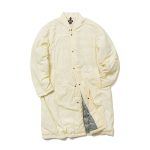 ナンガ「RIB COLLAR SOFT DOWN COAT」￥41,800／イエロー