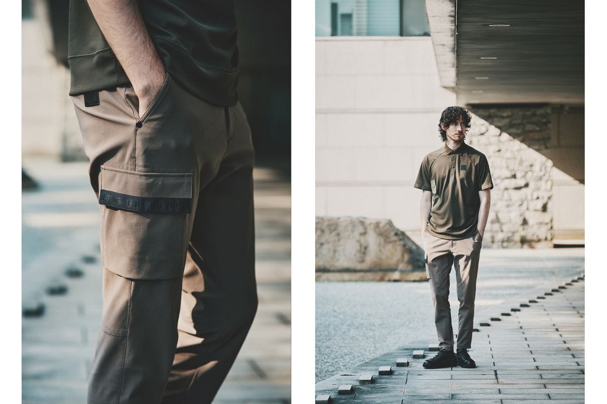 ブリーフィング ゴルフ「CE MEN'S CARGO PANTS」￥33,000／4色展開（サンド、ブラック、チャコール、ライトブラウン）