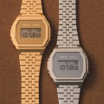 CASIO A.P.C. カシオ クラシック 左）A1000ACG-9JR　￥24,200 右）A1000ACD-7JR　￥22,000