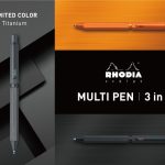 ロディアの筆記具コレクション「スクリプト」のマルチペンにチタニウムが登場！