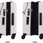 旅先で荷物が増えてもファスナーを開くだけで容量が増える「拡張ファスナー」搭載