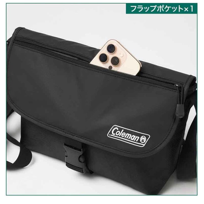 モノマックス2025年3月号 特別付録は「コールマン　メッセンジャーバッグ」！ バッグ前面には便利なフラップポケットが