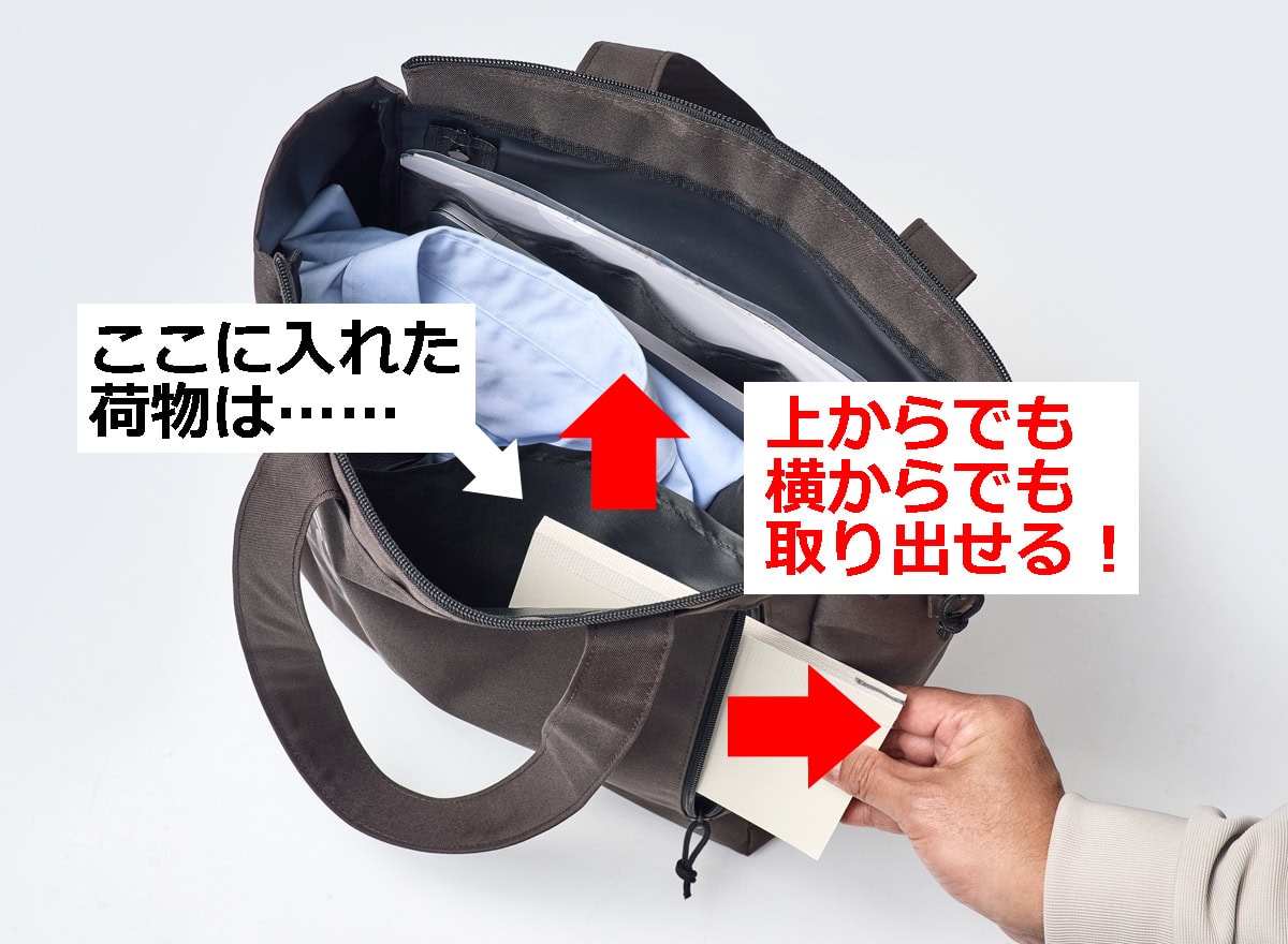 反則級に使いやすいカバン」コールマンのトートバッグ付録は荷物の整理