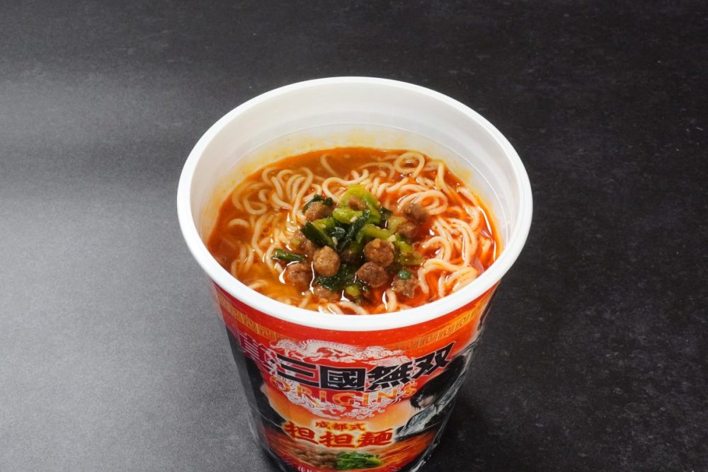 サンヨー食品「サッポロ一番 真・三國無双 ORIGINS 成都式担担麺」