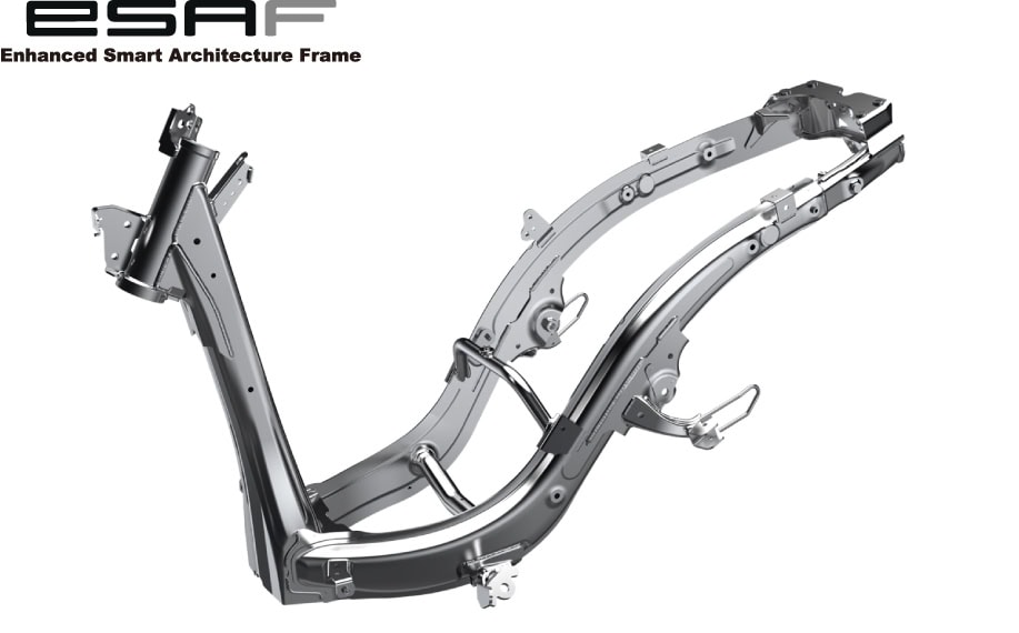 高剛性と軽量化を実現したフレームeSAF