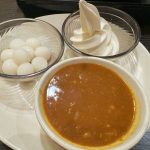 カレー・白玉・ソフトクリーム