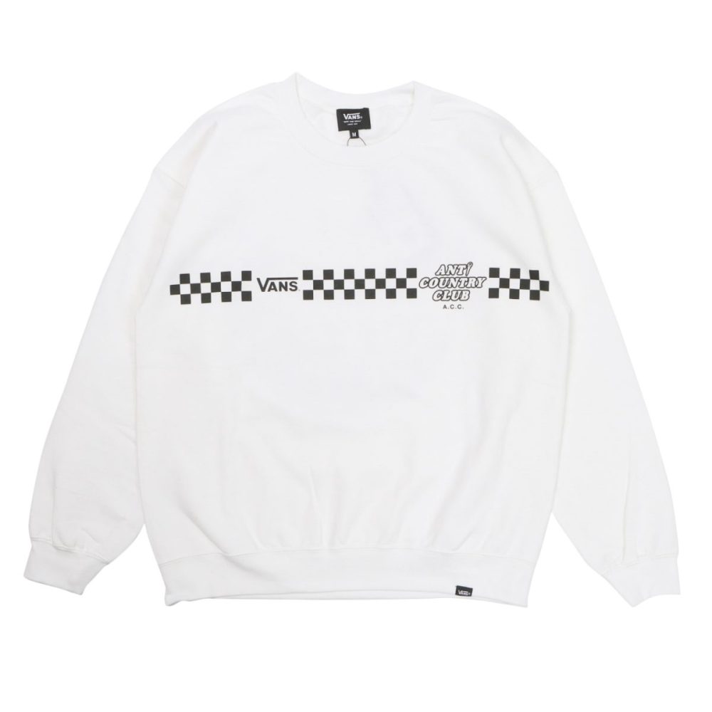 VANS × ANTi COUNTRY CLUB TOKYO「M (AC) Ball Checker C SWT」￥13,750／2色展開（ホワイト、ブラック）