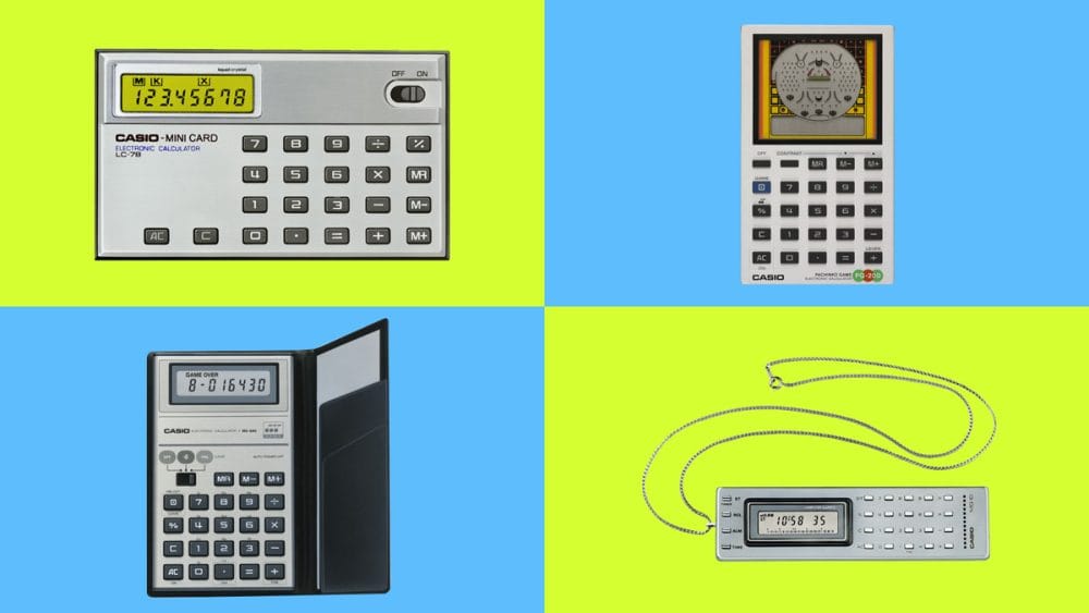 時代を彩ったカシオ計算機の電卓の数々