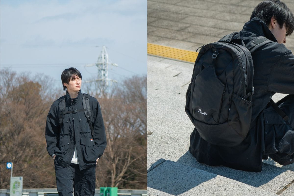 ナンガ初のバッグシリーズ」リサイクルポリエステル素材エコパックを 