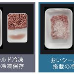 食材に霜がつきにくい！「おいシールド冷凍」