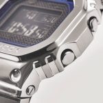 G-SHOCK GMW-B5000D-2JF　「シャープな造形の鍛造ケース。ベゼルは天面がヘアライン、斜面がミラー研磨仕上げ」