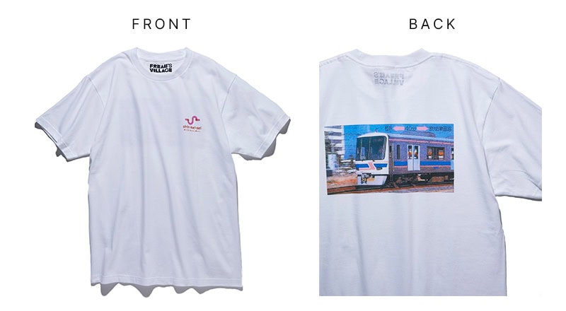 京成電鉄×フリークス ストア「新京成フォト TEE（名車8900形）」￥5,500