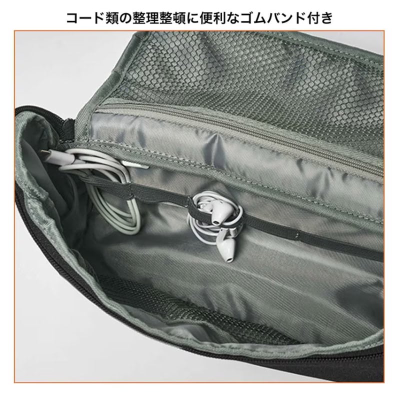モノマックス2025年6月号 特別付録は「Incase（インケース）　ガバッと開くスタンド式万能ケース」！ コード類の整理整頓に便利なゴムバンドも搭載