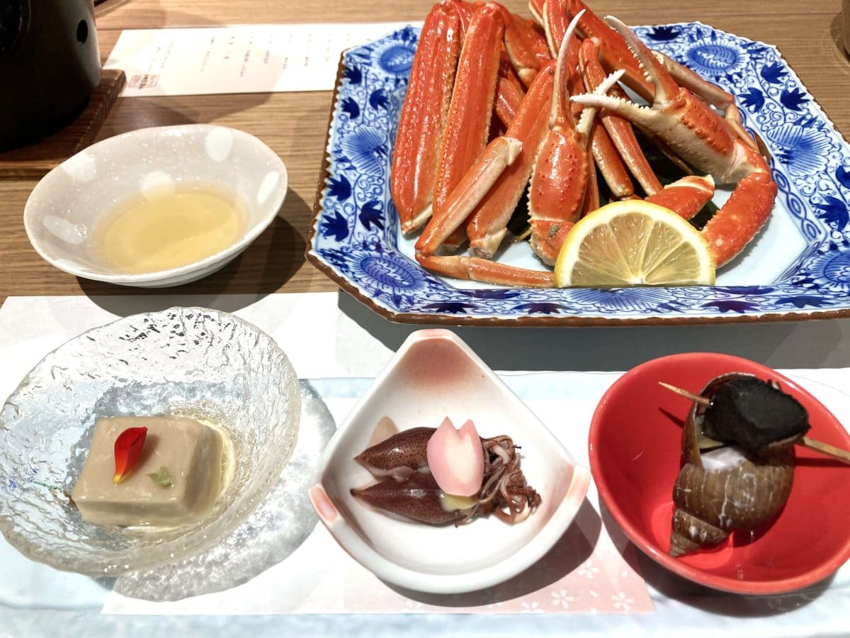 “カニ天国” なフルコース