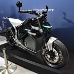 バイクの未来を想像させるスポーツタイプのEVモデル「EV FUN CONCEPT」