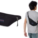 ジャンスポーツ「スイングウエストパック」￥3,850／15×37×7.5㎝／約4ℓ／ブラック