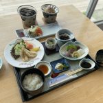 隣接するレストラン「いそ亭」では、近海で採れた新鮮な魚介類を使用したメニューが人気。