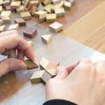 寄木細工のワークショップも体験可能