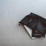 ガンゾ「エヌポロ ZIP横長トートバッグ」￥176,000／W 38×H30×D14㎝