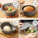 例えば蒸し野菜を作るとき、野菜をザルごと鍋に入れてレンチンし、ザルを上げて水切りできます