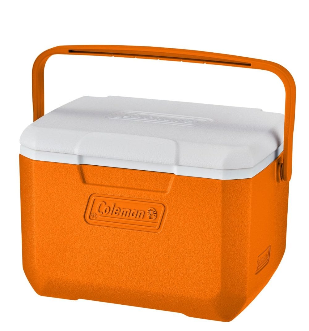 コールマン「テイク 6」￥2,420／約28.5×20×18（h）㎝／約4.7ℓ／約0.8㎏／オレンジ