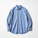 シャンブレーオーバーシャツ 61 BLUE ￥2,990